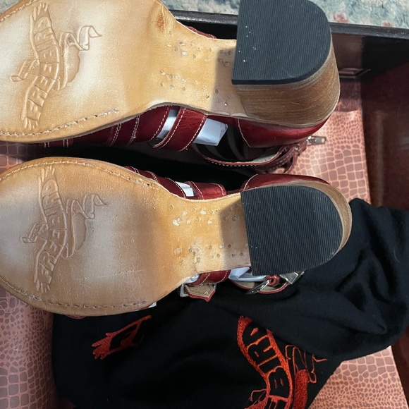 Freebird by Steven Red Strappy Sandals - Picture 5 of 8